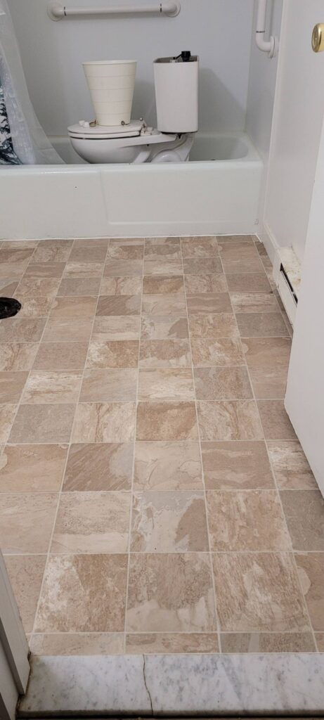 Vynil Sheet Bathroom